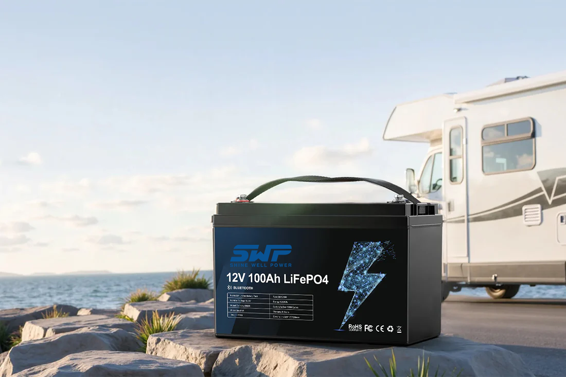 12V 100Ah LiFePO4 Lithium Battery – Reliable Power for RV, Solar & Marine
