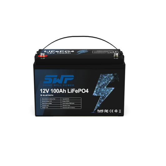 12V 100Ah LiFePO4 Lithium Battery – Reliable Power for RV, Solar & Marine